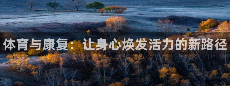 球速体育：体育与康复：让身心焕发活力的新路径